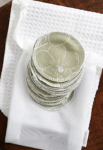 Load image into Gallery viewer, Olive Florals Cotton Rounds
